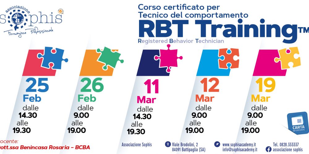 Corso RBT Training On Line